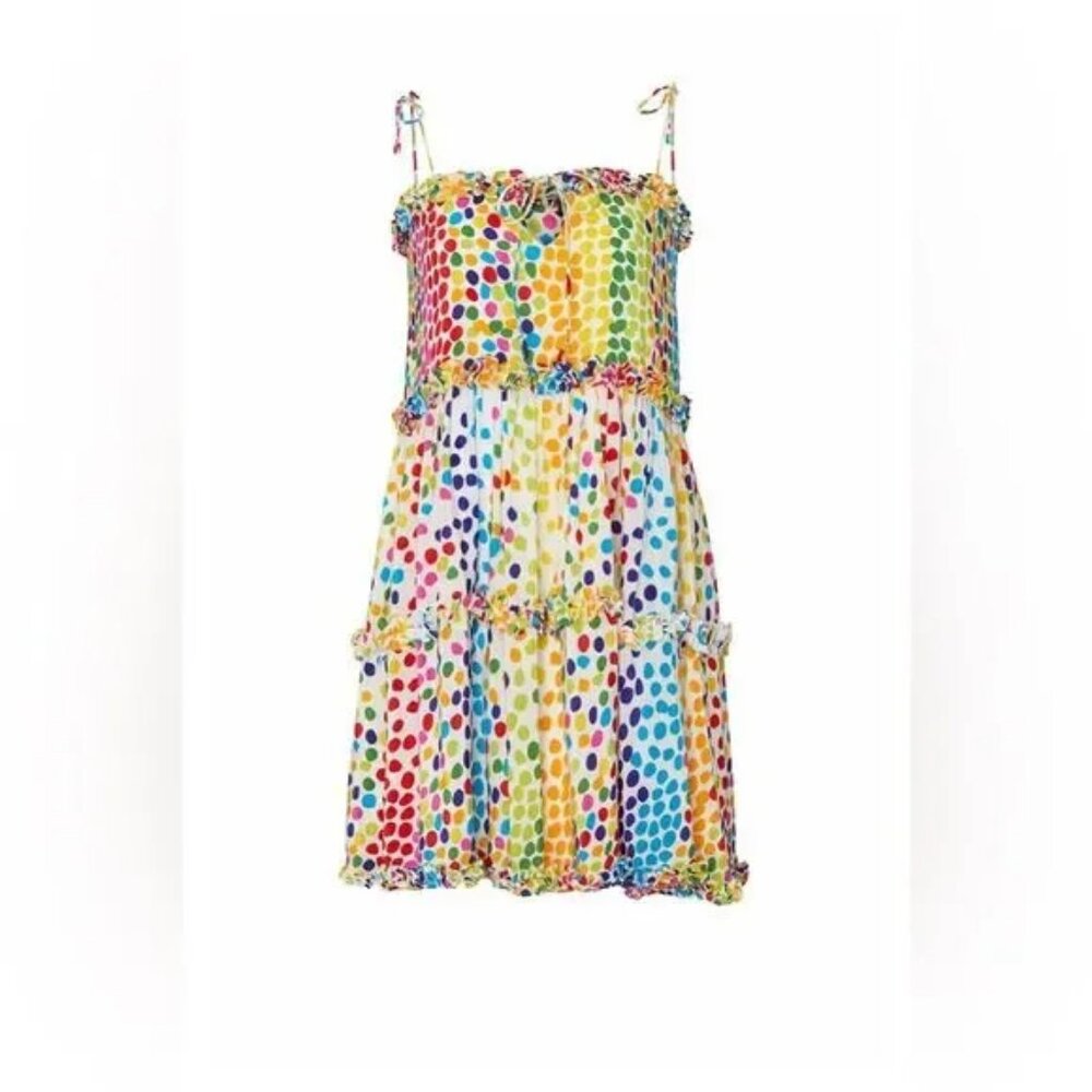 All Things Mochi Blessica Rainbow Dot Dress